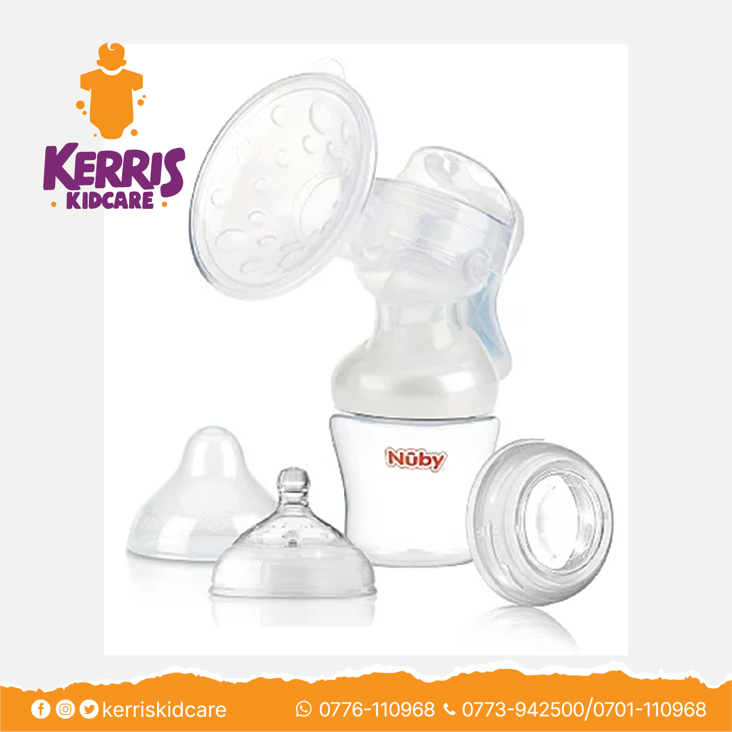 Nuby Natural Touch Manual Breast Pump-01